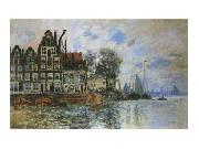 Claude Monet View of Amsterdam oil painting